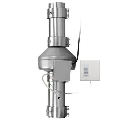 Fantech DEDPV705 4" Dryer Exhaust Duct Power Ventilator, 83 W, 0.73 A (120V)