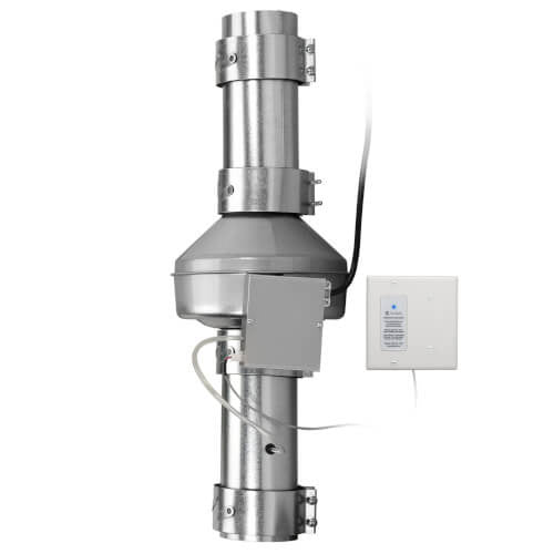 Fantech DEDPV705 4" Dryer Exhaust Duct Power Ventilator, 83 W, 0.73 A (120V)
