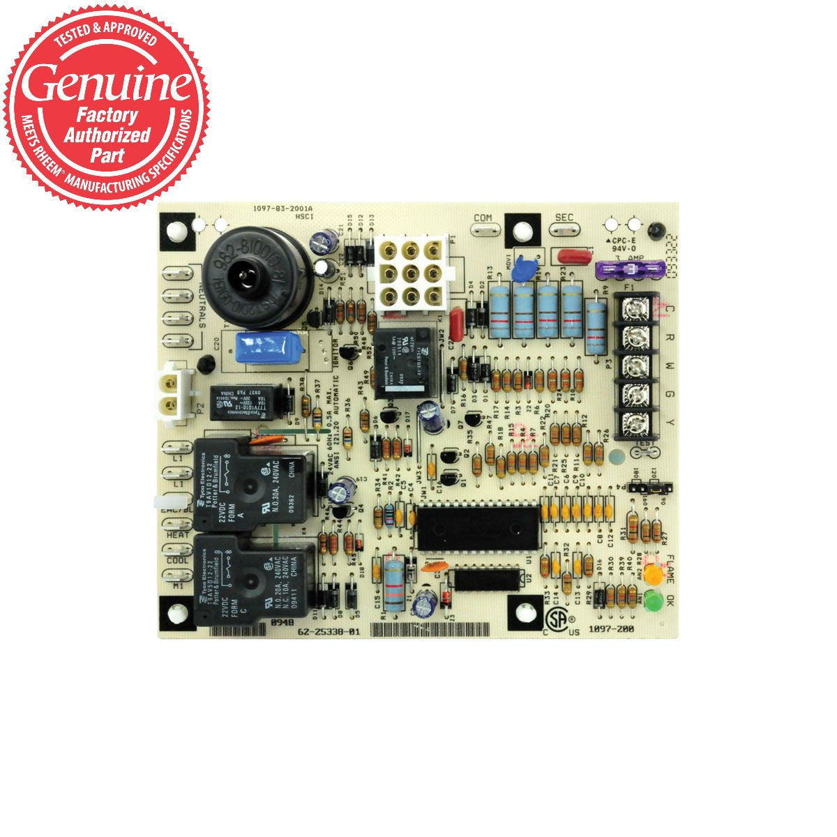 Rheem 62-25338-01 Integrated Furnace Control Board IFC
