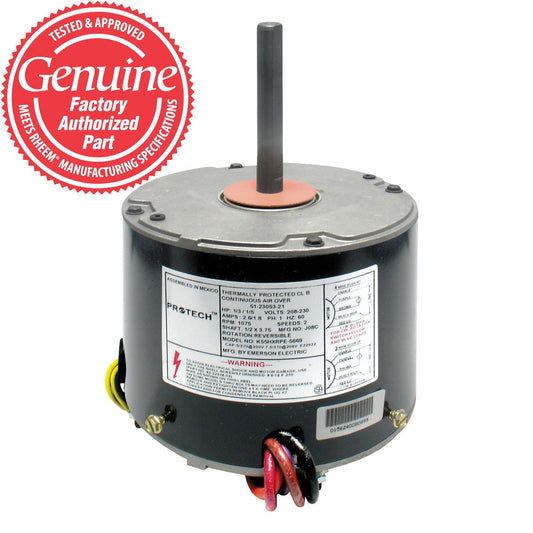 TRIPSAVER Condenser Motor 1/6  1/3 HP 1075 RPM 2 SPD 208-230