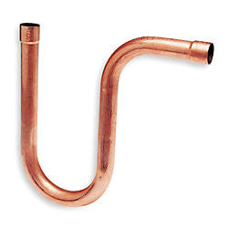 5-W61008 3/4 OD Copper Suction P Trap Pipe Fitting CxC