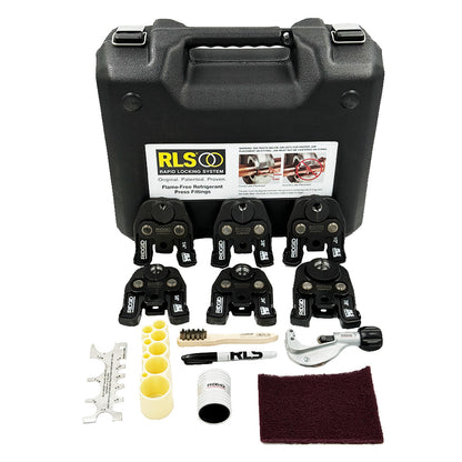 RIDGID RLS 24kN Refrigerant Copper Press Residential 6 Jaw Kit - 1/4" to 7/8"