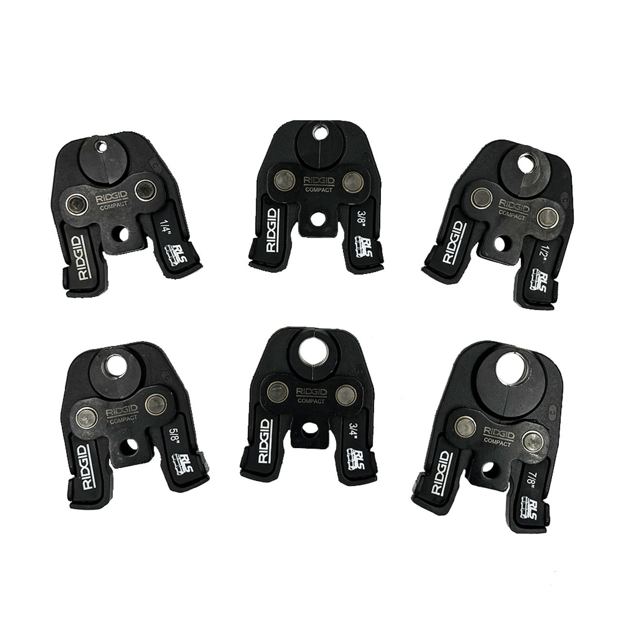 RIDGID RLS 24kN Refrigerant Copper Press Residential 6 Jaw Kit - 1/4" to 7/8"