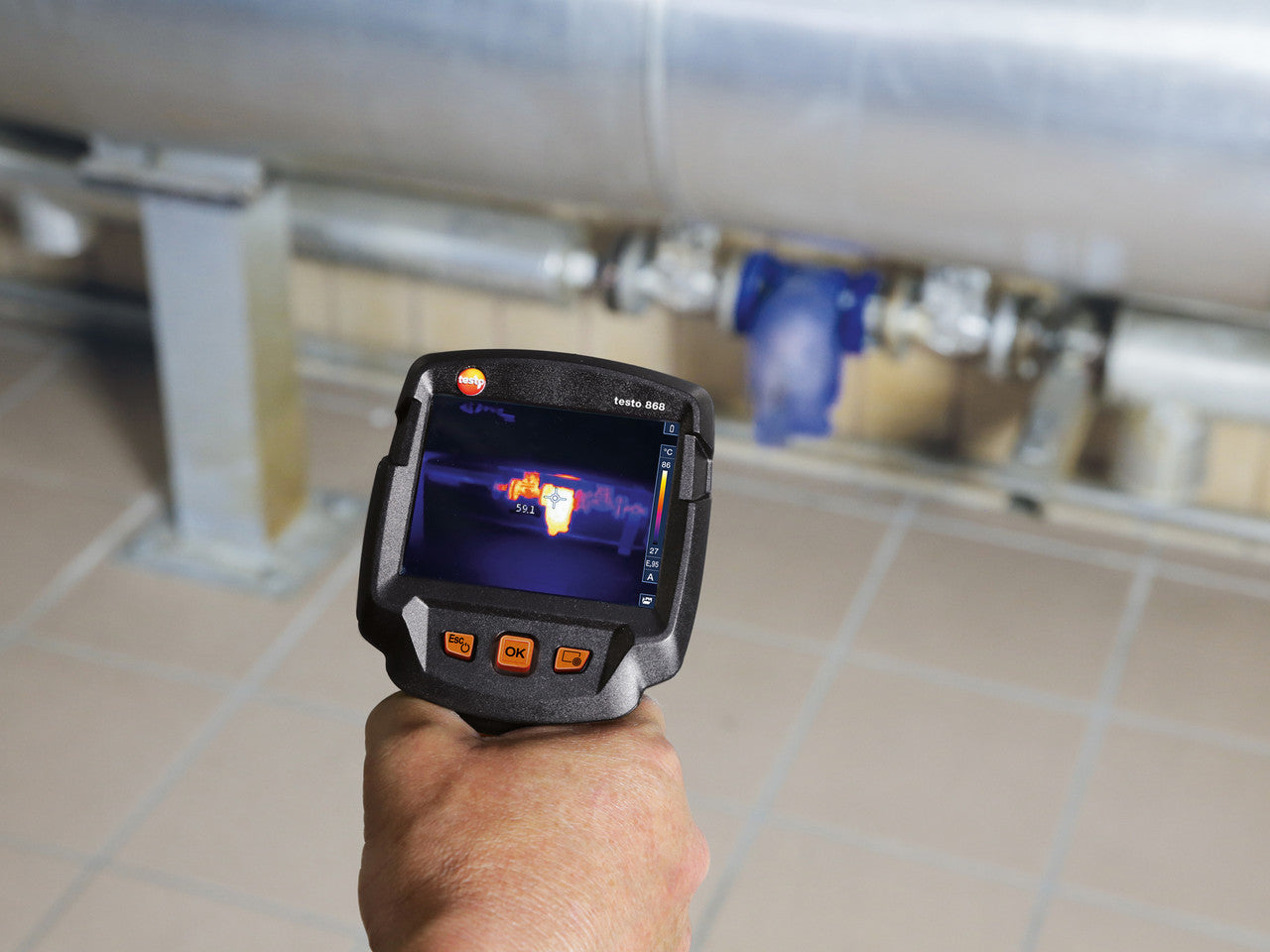 Testo 868s Thermal Imaging Camera 160 x 120 with SuperResolution and Smart App